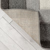 Arian Border Textured Grey Rug