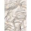 Gillian Abstract Distressed Ivory Rug