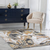 Fay Abstract Distressed Yellow Rug
