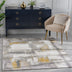 Thalia Abstract Distressed Yellow Rug