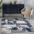 Thalia Abstract Distressed Blue Rug