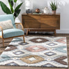 Ares Morrocan Fringe Ivory Shag Rug