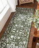Disa Vintage Medallion Green Soft Rug By Chill Rugs