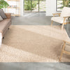 Emerson Plain Glam Shag Beige Rug