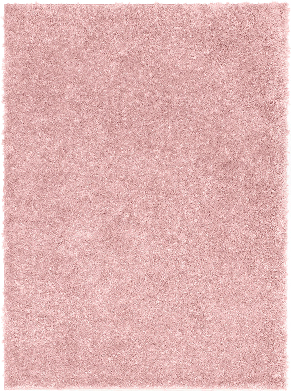 Emerson Plain Glam Shag Pink Rug