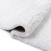 Liza White Plush Shag Rug