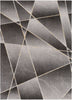 Arthur Geometric Marble Pattern Grey Glam Rug