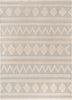 Zara Tribal Moroccan Diamond Pattern Beige Looped Pile Rug