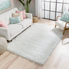 Chie Glam Solid Ultra-Soft White Shag Rug