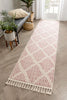 Arbor Moroccan Trellis Blush Kilim-Style Rug