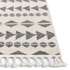 Cueva Tribal Geometric Grey Kilim-Style Rug