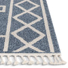 Mica Southwestern Tribal Geometric Denim Blue Kilim-Style Rug