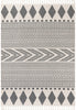 Cruce Tribal Moroccan Geometric Grey Kilim-Style Rug