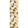 Namib Geometric Textured Yellow Rug