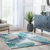 Sonoran Floral Textured Green Rug