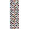 Chihua Geometric Textured Blue Multi Rug
