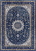 Mahal Blue Vintage Medallion Rug
