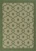 Sol Lattice Trellis Indoor Outdoor Green Flat-Weave Rug