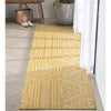 Khalo Tribal Yellow Indoor Outdoor Flat-Weave Rug