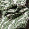 Khalo Tribal Green Indoor Outdoor Flat-Weave Rug