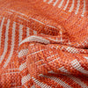 Stria Tribal Orange Indoor Outdoor Flat-Weave Rug