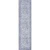 Gila Machine Washable Vintage Bohemian Medallion Oriental Grey Flat-Weave Distressed Rug
