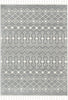Transistora Nordic Tribal Trellis Pattern Grey Rug