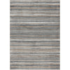 Giselle Moroccan Abstract Stripe Grey Rust Rug