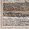 Makai Modern Abstract Stripe Grey Rug