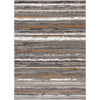 Makai Modern Abstract Stripe Grey Rug